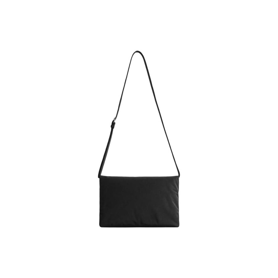 COS Solid Color Comfortable Versatile Polyester Shoulder Bag Women bags Black 1294448001 Black 15990₽