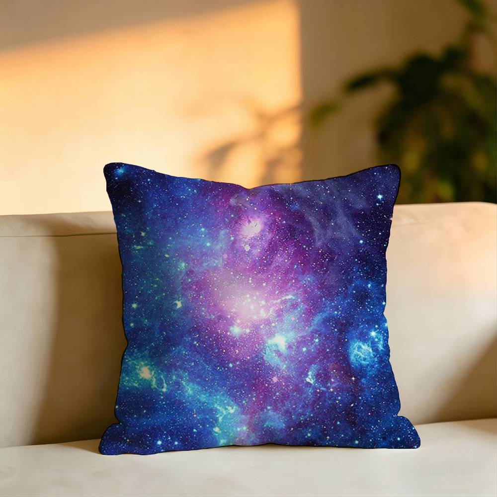 Minimalist Starry Sky Square DoubleSided printed Pillow Case Bedroom Bedside Pillow Sofa Cushion Cover