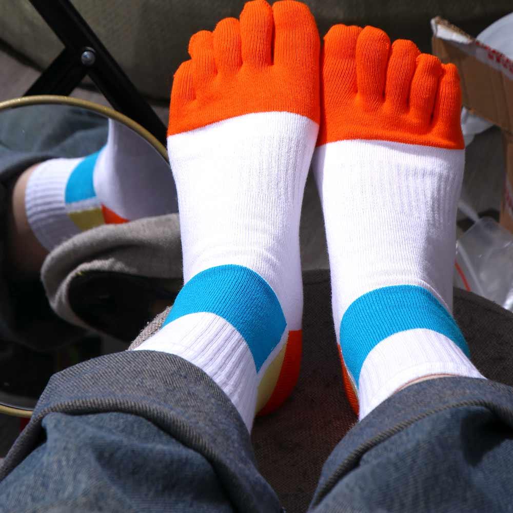 Anti-Sweat EU 38-44 Sport Five Finger Socks Sweat Socks Toe Socks Dress Socks With Toes