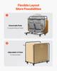 Folding Chair Rack Cart for 5 Tables+14 Chairs of 400LBS with Casters
