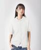 Mannergram Crochet Short Sleeve Collared Knit - 3 Colors