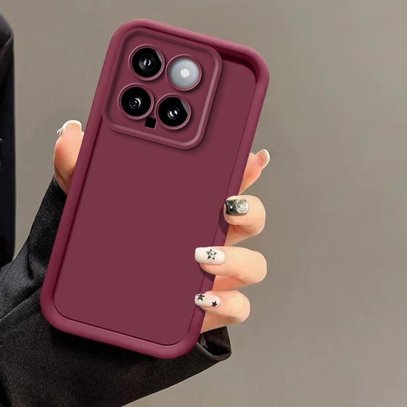 Camera Protect silikonové pouzdro pro Xiaomi Mi 14 Pro 13 12 Lite 11 13T 12T Poco X6 X5 Pro X4 GT X3 M6 M4 M3 F5 F4 F3 GT Zadní kryty z měkkého TPU