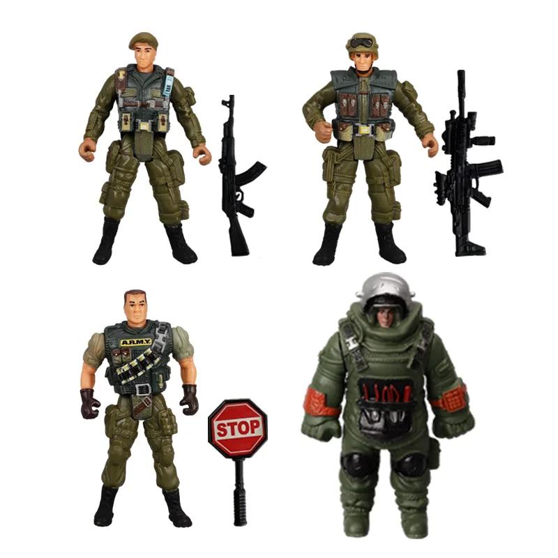 

Special Army Forces Toys With Amphibious Vehicle Aircraft Military Weapon Parts Camouflage Soldiers Play For Kids Boy Gifts DIY Kid Friendly