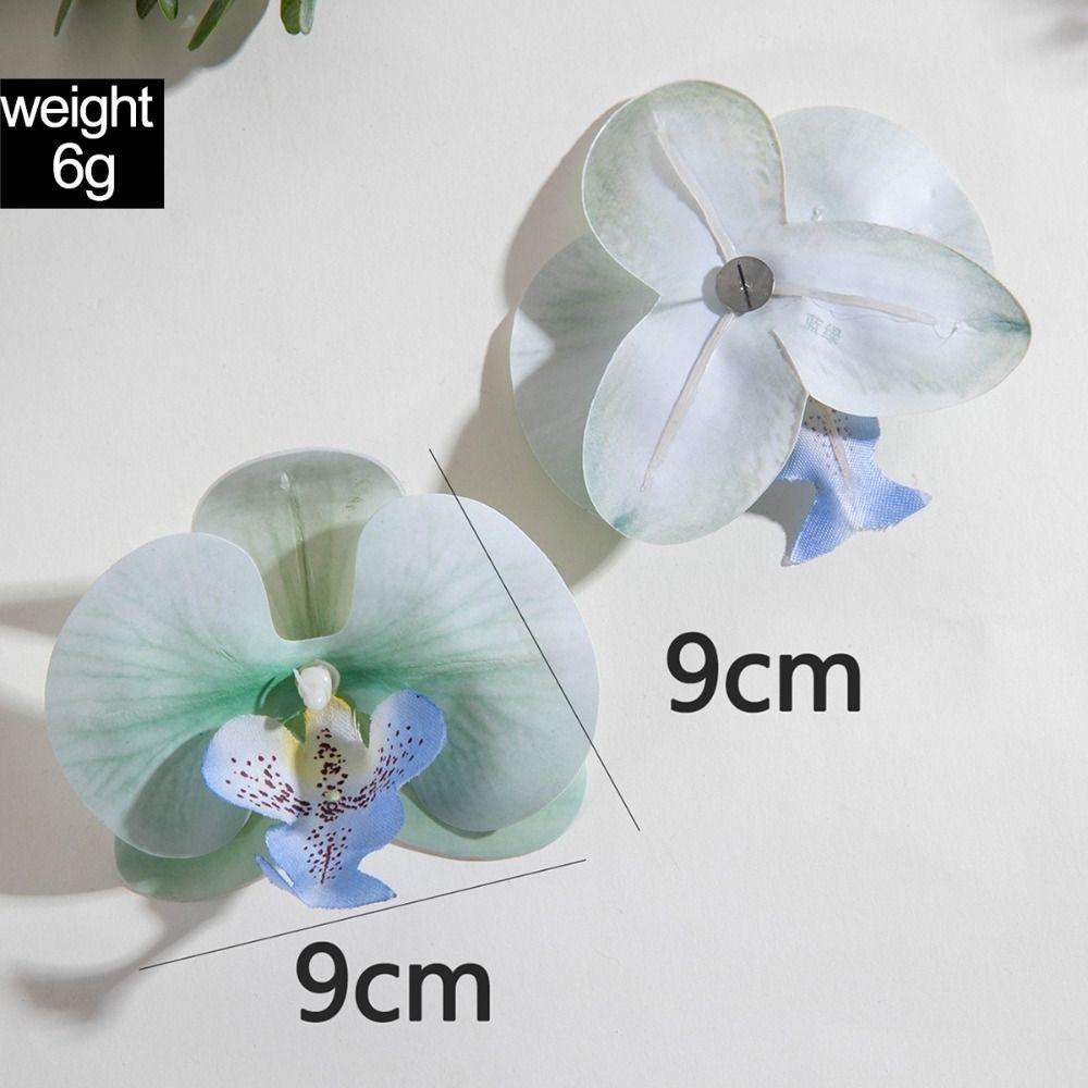 Exaggerated Butterfly Orchid Earrings Korean Style Flower Drop Earrings Flower Earrings Wedding
