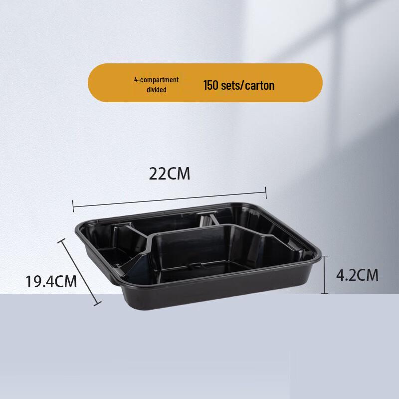 JingZhiFeng Square Disposable PP Meal Containers