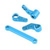 Aluminium Alloy Steering Servo Saver Complete for FS 53633 51805 51806 1 10 Scale RC Car (Blue)