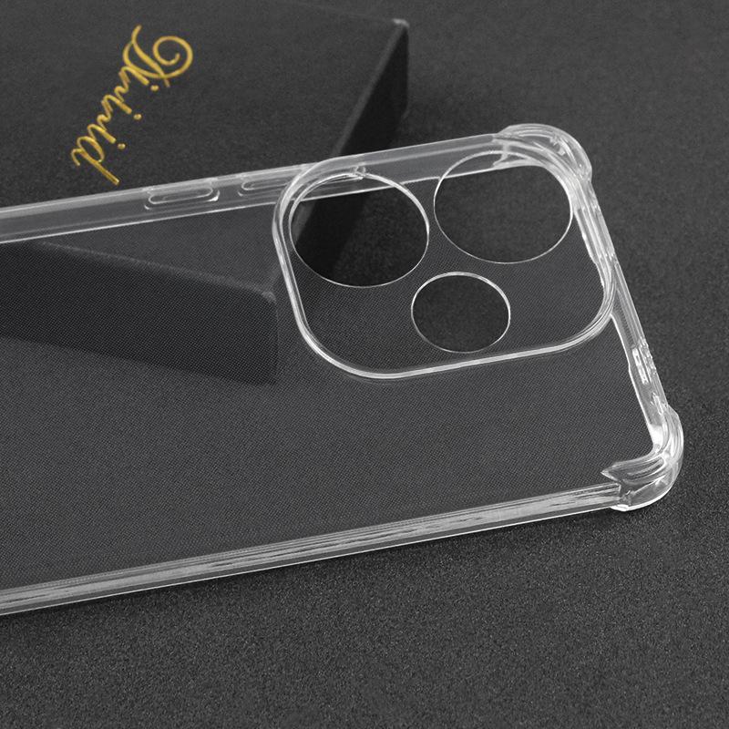 Applicable To Redmi 13X 4G Overseas Version Four-corner Anti-drop Mobile Phone Case Redmi A5 4G NFC Transparent Tpu Soft Case
