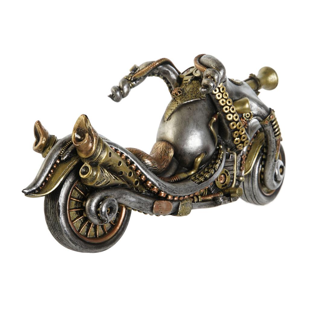 Decorative Figure Home ESPRIT Gray Multicolor Motorbike 30 X 11 X 14 Cm