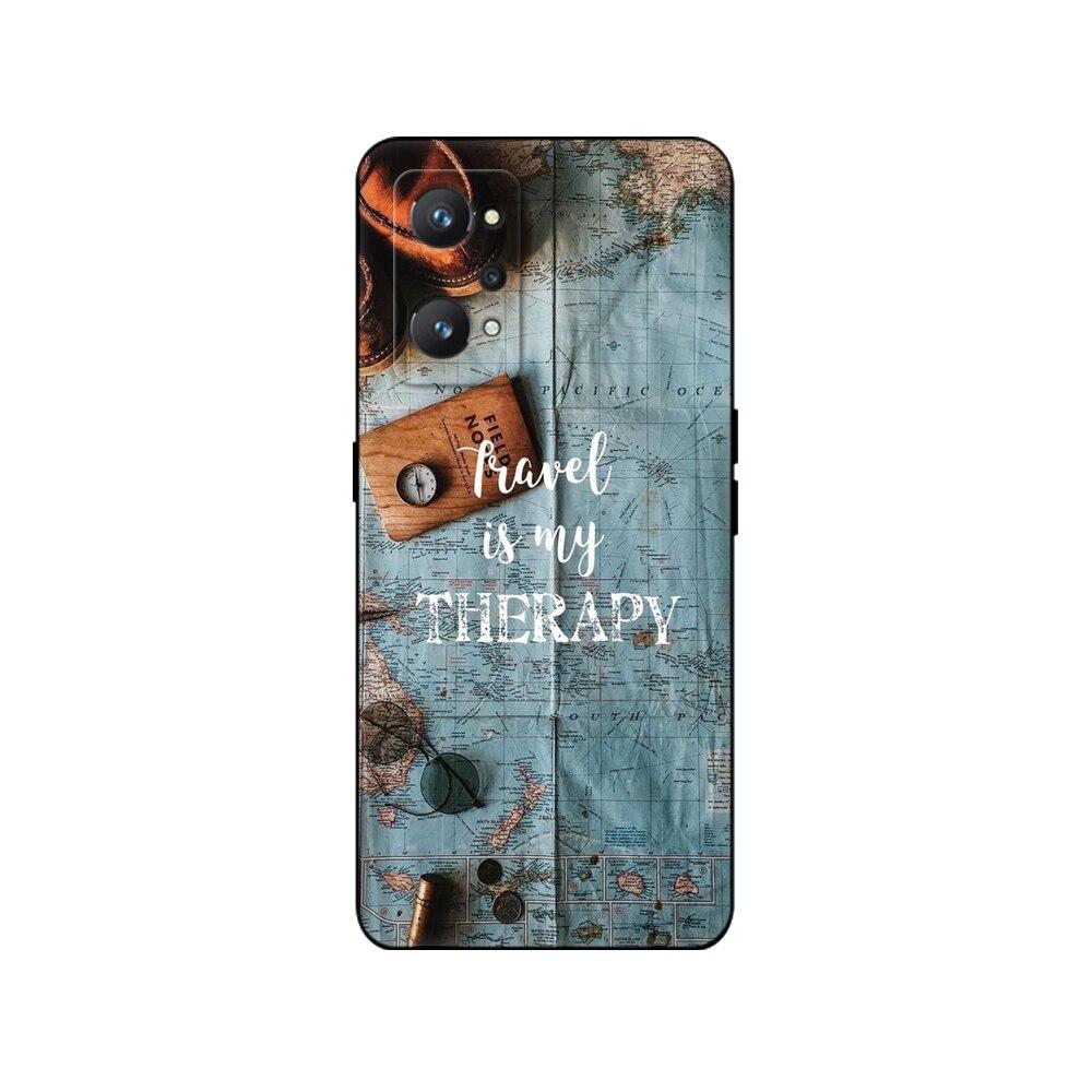 

For Realme GT Neo2 Case 6.62inch Silicon Back Cover For OPPO RealmeGT Neo 2 5G Soft Case RMX3370 Phone Case Funda black tpu case Realme GT Neo2