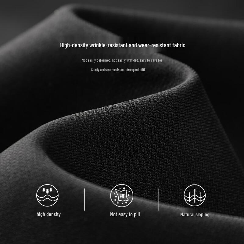 Shanshan Men's Fleece-Lined Business Stand Collar Jacket