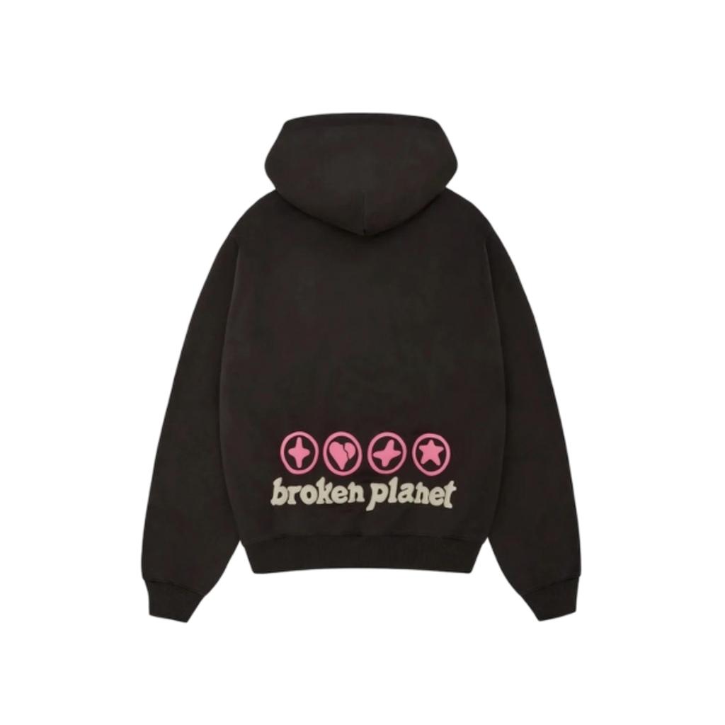 Sweatshirt Broken Planet Hearts Are Made To Be Broken Schwarz