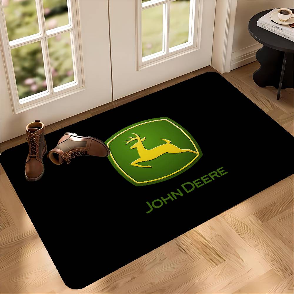 J-John-Logo-Deeres Floor Mat Rectangle Anti-slip Home Soft Badmat Front Door Indoor Outdoor Mat Welcome Doormat