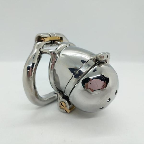 Stainless Steel Open Ended Jewelry with Ring Cage Double Lock for Man Male