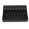 8 Slot Lithium Battery Charger 3.6V 3.7V Battery Charger for 10440 14500 14650 16340 16650 17500
