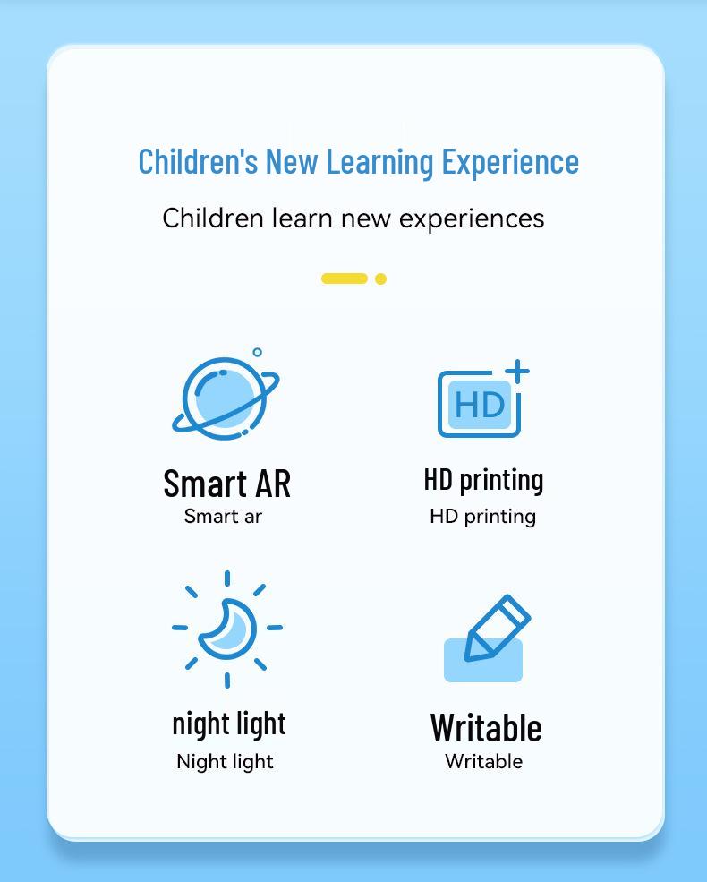 Tianyu 20CM HD Illuminated Globe with AR for Middle School Geography