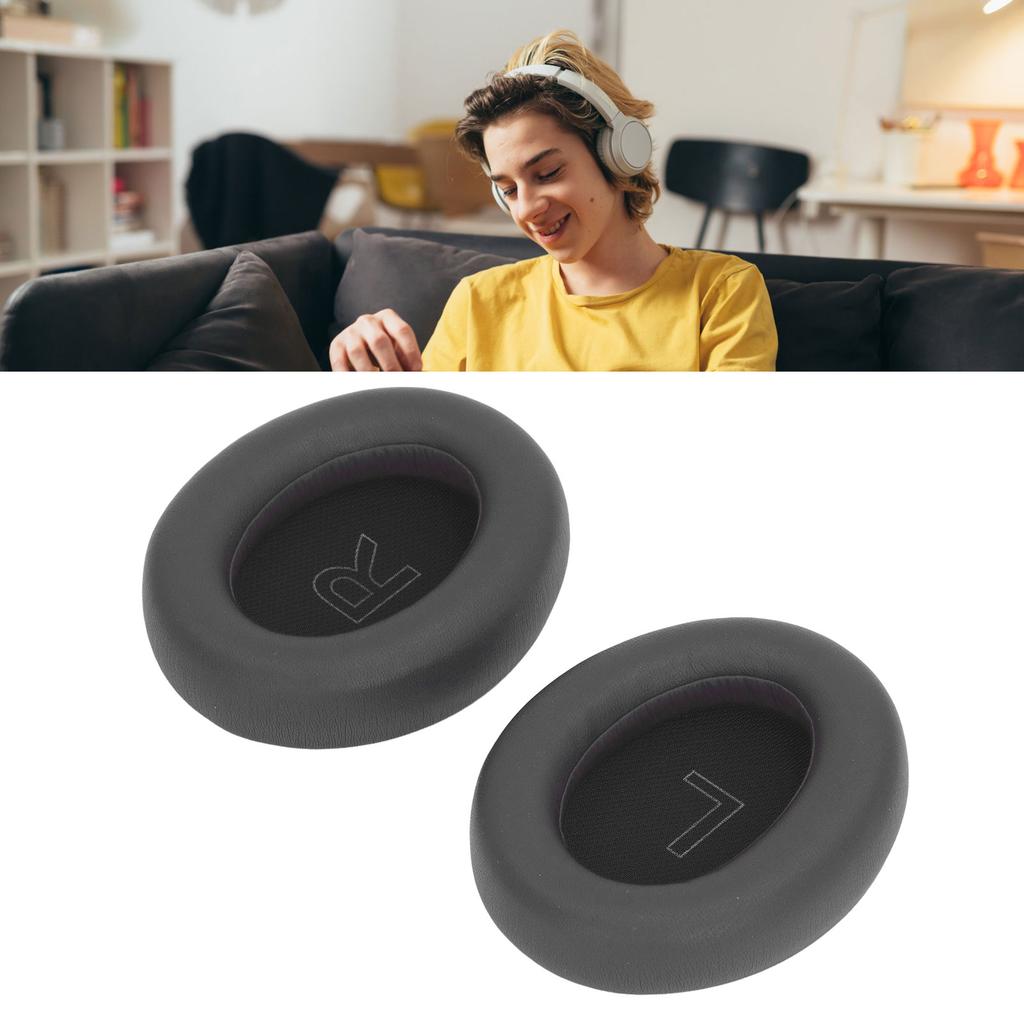 Replacement Earpads for     Life Q10 Life 2 NEO Protein Leather Sponge Headphone Ear Pads Cushions