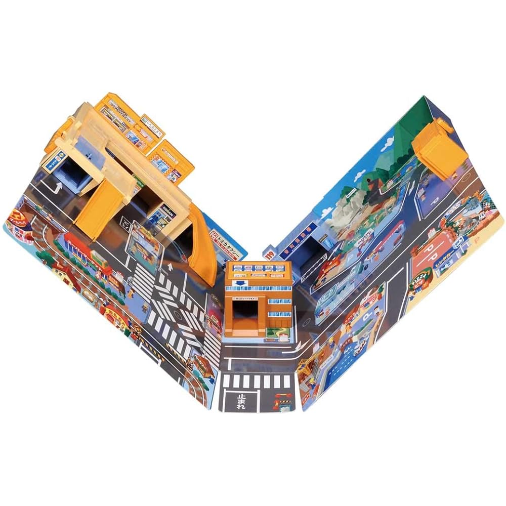 TAKARA TOMY Tomica Easy Cleanup Sound Town Toy Cars Unisex 3 Years and Up Certified Safe ST Mark