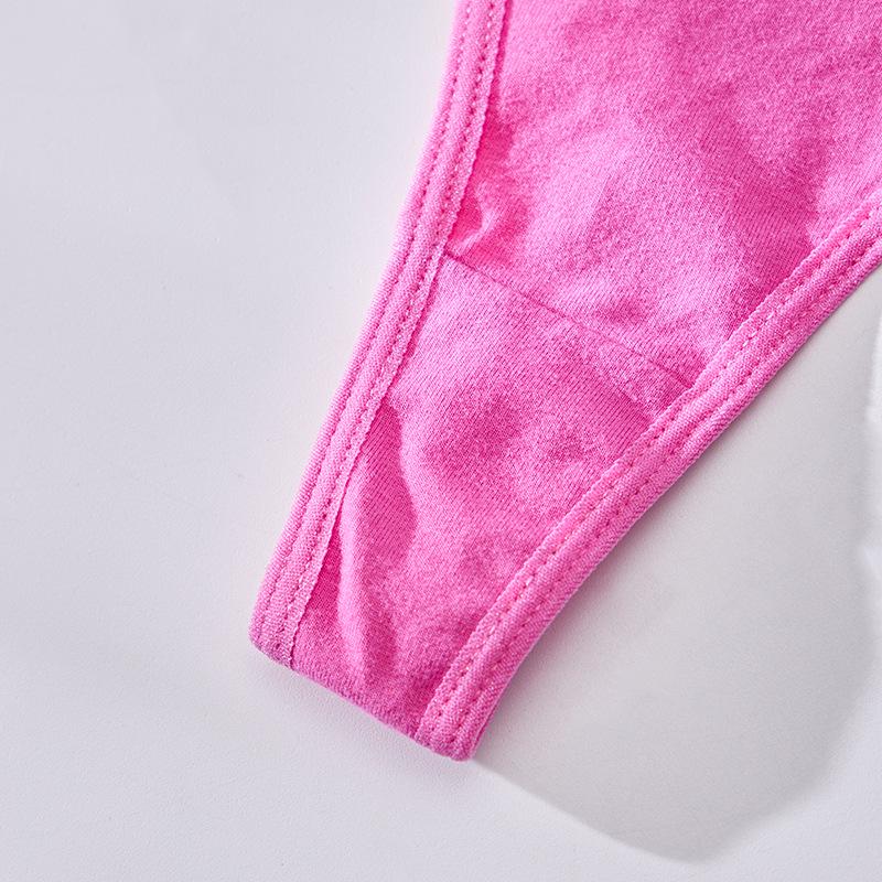 Damen Hüft-String aus atmungsaktiver Baumwolle - Bequemer breiter Bund, Nahtloses Design, Trendiger Stil