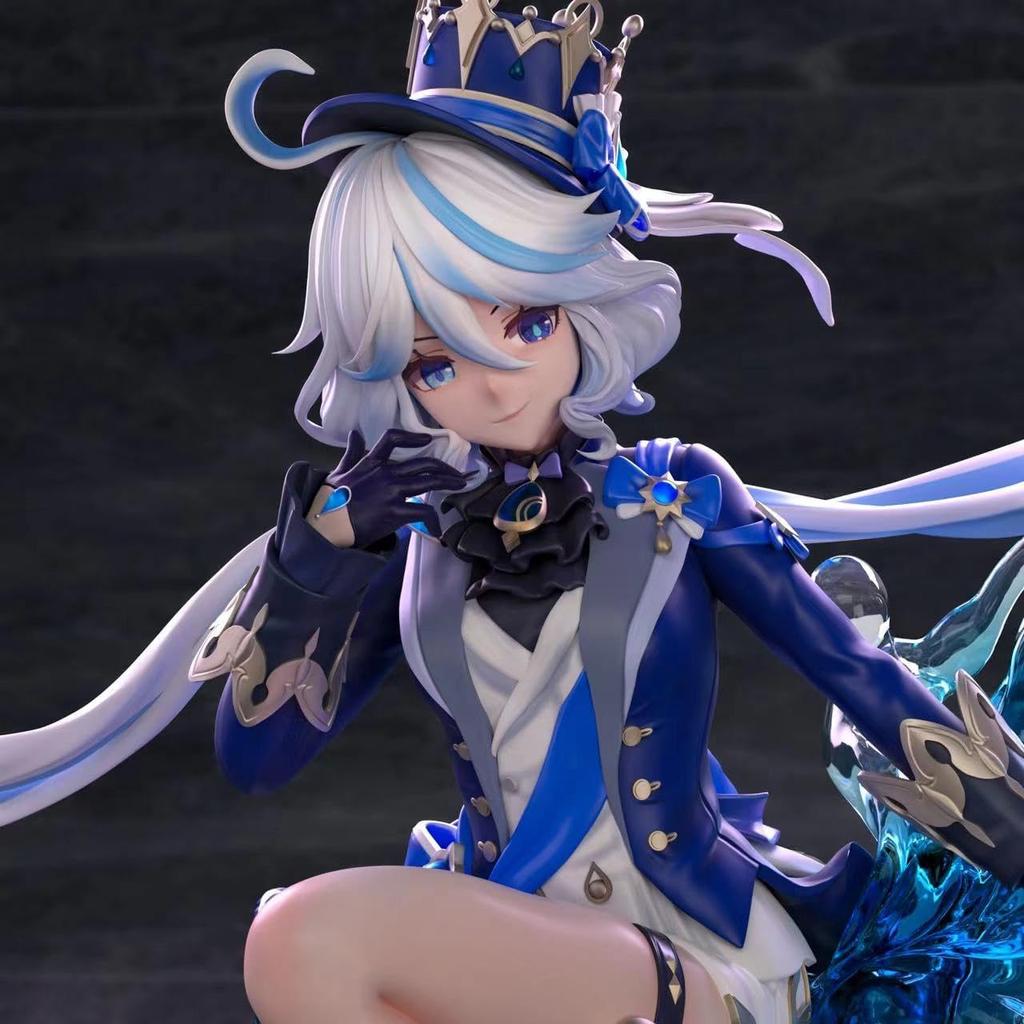 Furina Furina Garage Kit Szene Limitiert Handgefertigt Zusammengebautes Modell Freizeitkleidung Edition Figur, Basis, Ver. Maßstab 1:6, M.Y.Studio Edition, Sammlerstück,