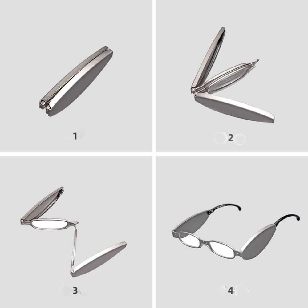 Portable Foldable Drop-resistant Anti-compression Mini Men's Women's Reading Gla Reading Glasses +0.75 To +4