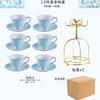Nordic Bone China High-End Exquisite British Afternoon Tea Set Coffee Cup Saucer Luxury Light Luxury Home