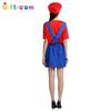 Halloween Adult Costume Masquerade Super Mary Adult Mary Dress Cartoon Game Uniform