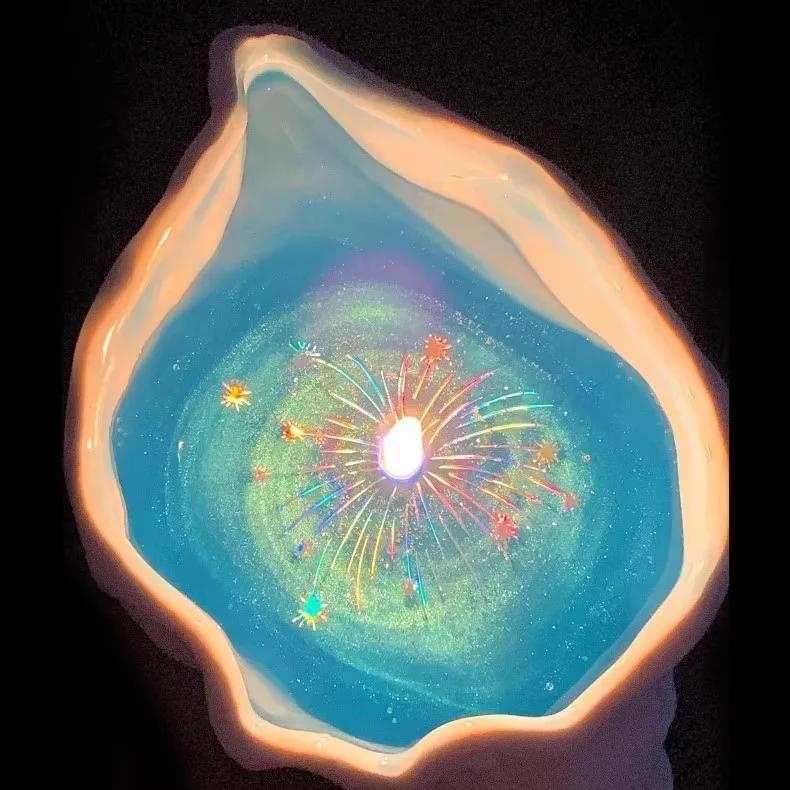 1pc Conch Jelly Aromatherapy Candle with Gift Box Handmade Ornaments Shell Shape Wax Fragrance Gift Souvenir