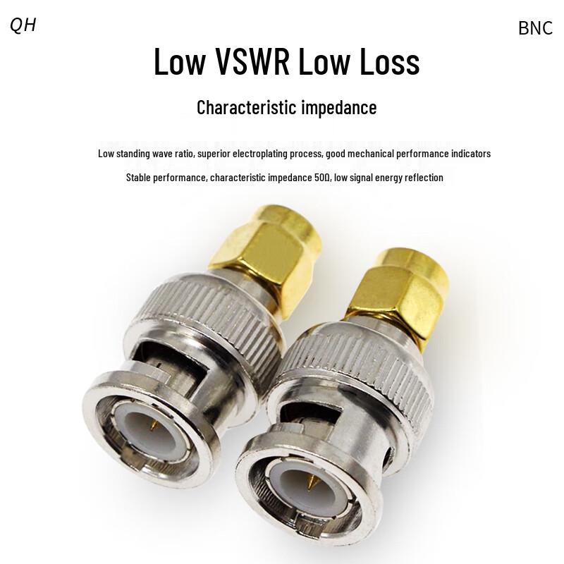 BNC Male to SMA RF Coaxial Adapter