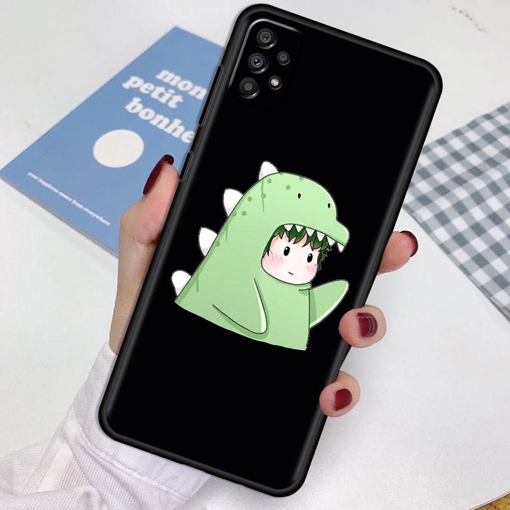 Case For Samsung Galaxy A52 A12 A51 A32 A21s A71 A53 A13 A32 A72 A31 A33 A22 A03 A41 Phone Cover Dinosaur Cartoon