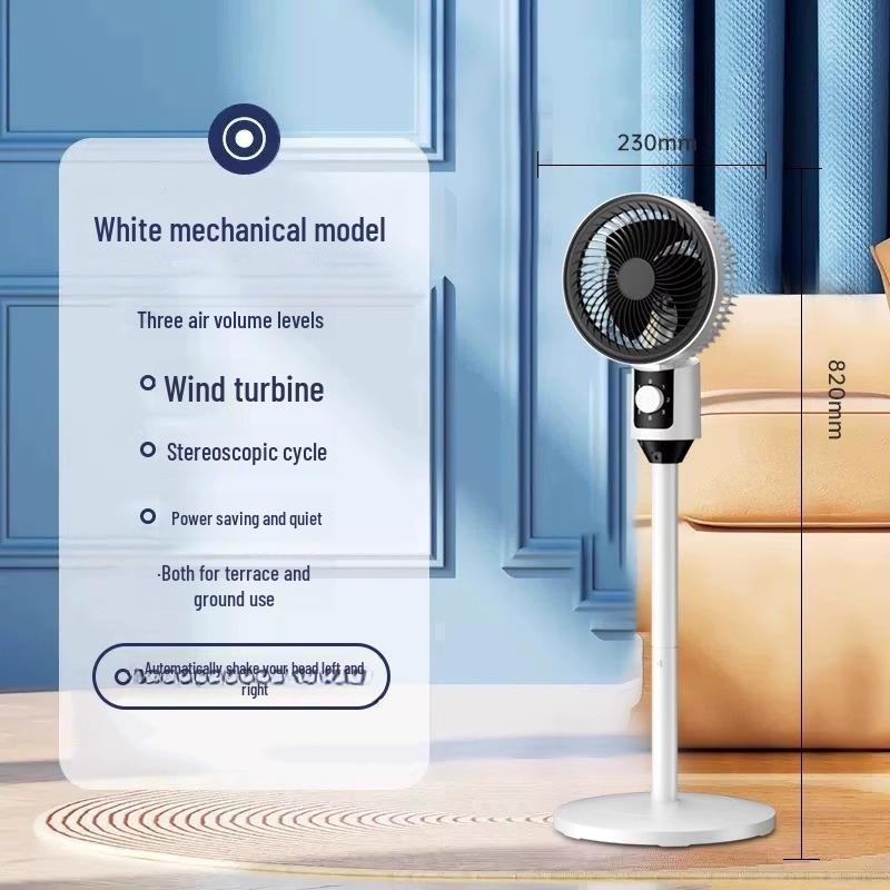 

Надтихий 2024 Вертикальний Підлоговий та Настільний Електричний Вентилятор для Охолодження Дому