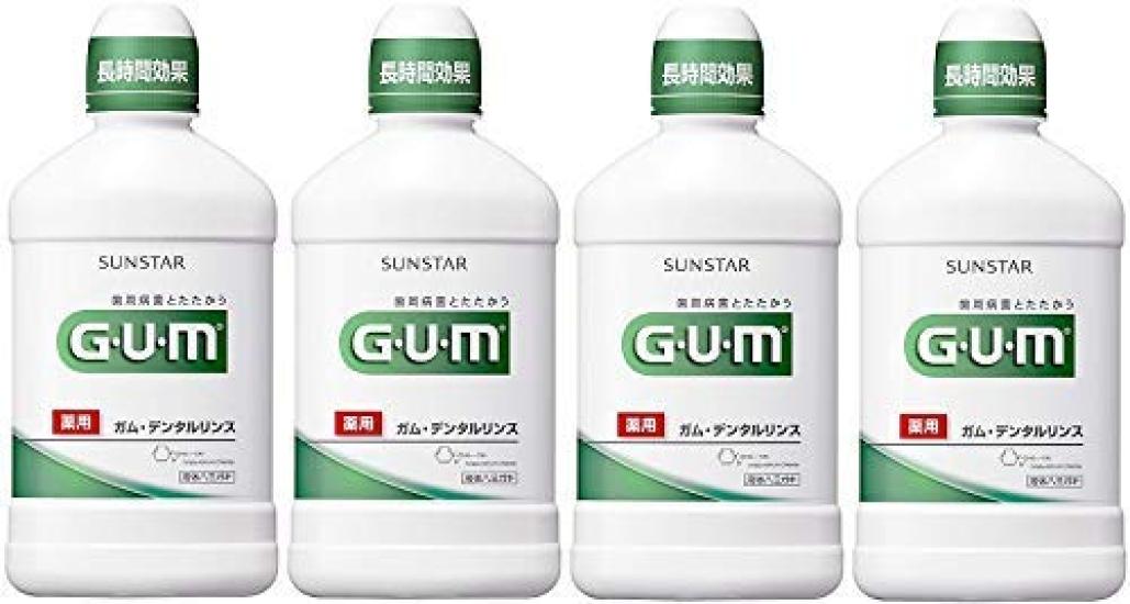 

Ополаскиватель для полости рта GUM Dental Rinse 500 мл, обычный, 4 шт. [Оптовая закупка] [Квази-лекарство]