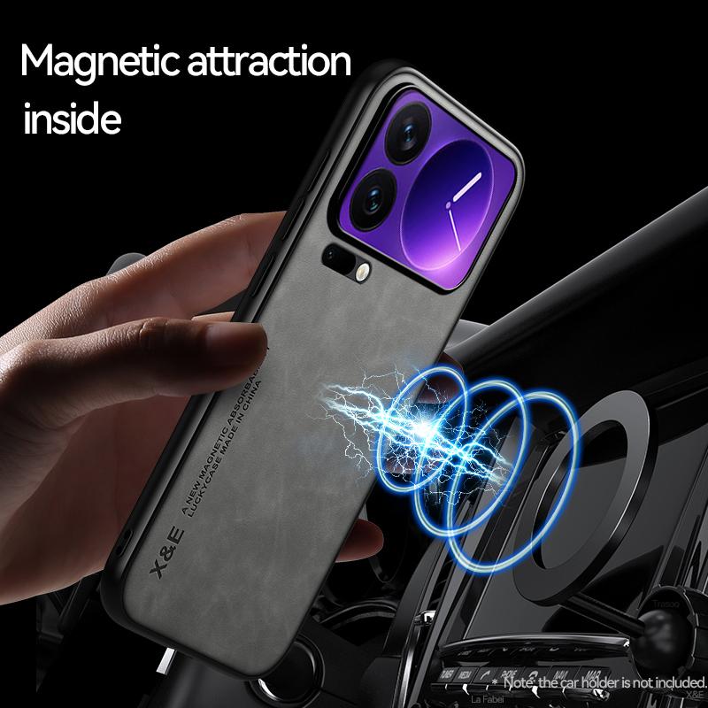 Shockproof Case for Xiaomi Mi 17 Pro Max Protective Cover Magnetic Car Holder Phone Coque Fundas Capa For Mi 17 Pro 17