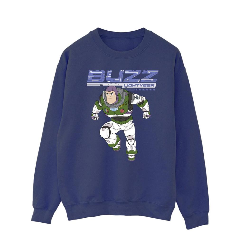 Disney Mens Lightyear Buzz Jump To Action Sweatshirt