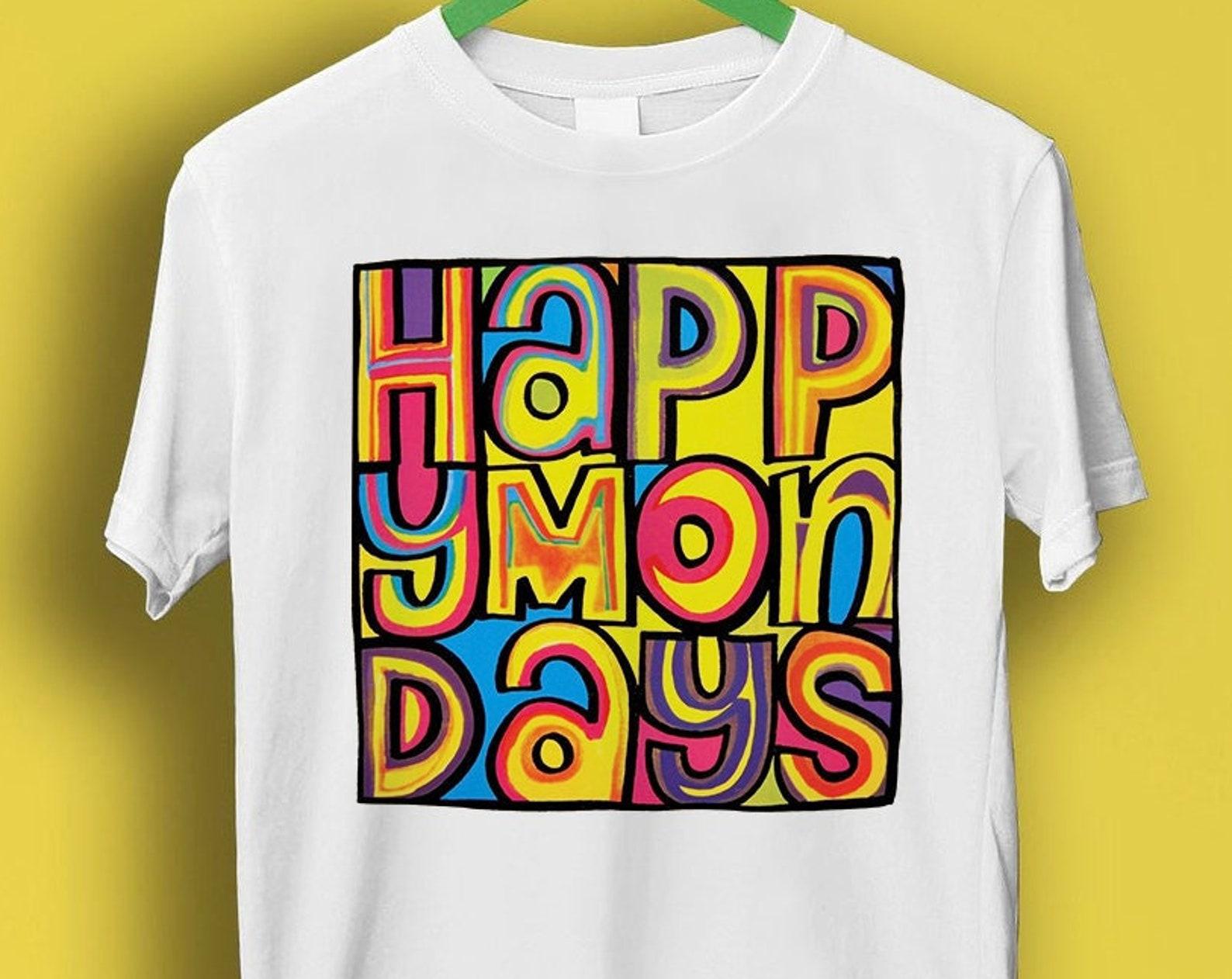 Happy Mondays Design Meme Gift Funny Style Unisex Gamer Cult Music Tee T Shirt P847 L