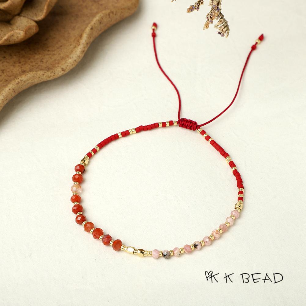 Rice Beads Hand Woven Bracelet Bohemian Bracelet