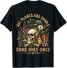 Alle Pflanzen sind essbar Manche nur einmal Lustig - Herren Damen T-Shirt