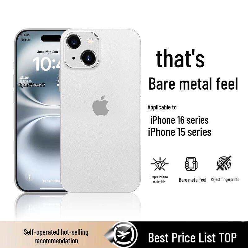 GURRS Ultra-Thin Matte Silicone iPhone Case with Lens Protection