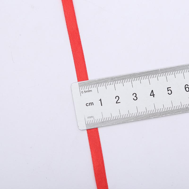 

Red Satin Ribbon for Wedding and Gift Packaging - 0.3-10cm Wide, Thick Polyester Silk.