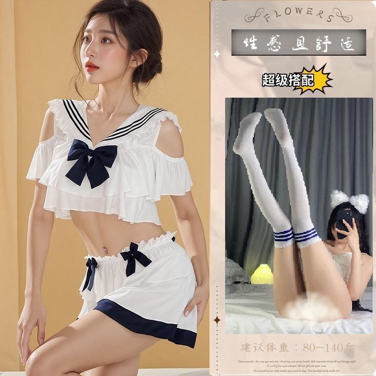 Night Sexy Lingerie Student Suit Two-dimensional Underwear Japanese Bed Speed Attack Jk Female Uniform Butterfly