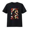 Japanese Ranchu Goldfish T Shirt Colorful Koi Fish Print For All Sizes Vintage Washed Versatile Slightly Fashion Stretched