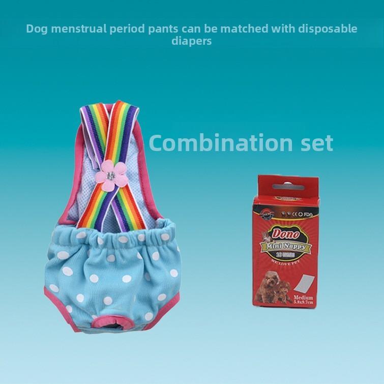 Pet Diaper Shorts For Dogs With Breathable Cotton Material For Female Dog Menstrual Protection