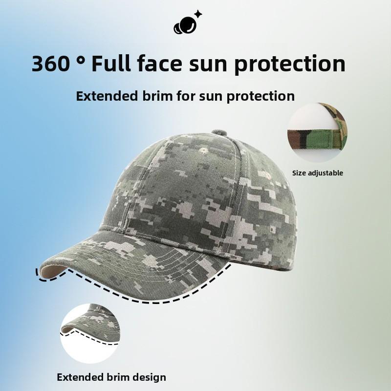 Luya Fishing Baseball Cap Breathable Quick Drying Cap Camouflage Digital Printing Outdoor Shade Mountaineering Sun Protection Cap