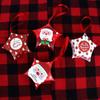 8pcs Christmas Gift Boxes Santa Claus Candy Box Star Shape Merry Christmas Boxes Bags Packaging New Year Xmas Decor Gift Bags