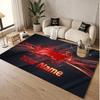 Custom Rug F1 Pattern Print Name Text Soft Non‑Slip Floor Carpet for Home Indoor Decoration