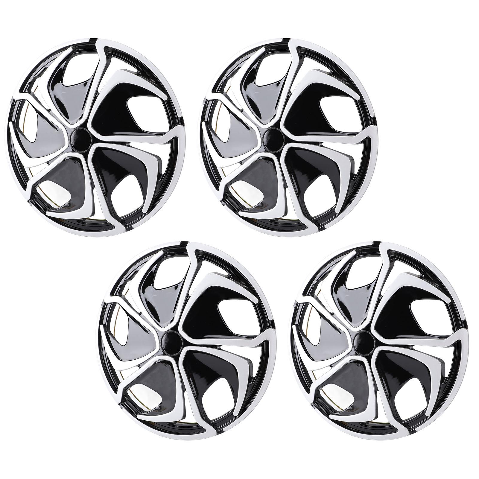

4 шт. 14-дюймовые колпаки на колеса, полная защита, защелкивающиеся, универсальная посадка, защита обода колеса для большинства легковых автомобилей, грузовиков, внедорожников