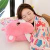 Adorable Animal Plush Bear Hand Warmer With Soft Blanket And Supportive Pillow Design
