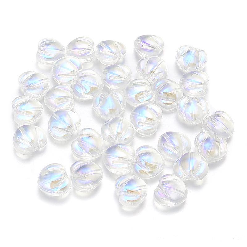 Laserbeschichtete Acryl-Herz- und Blumenperlen für DIY-Armbänder