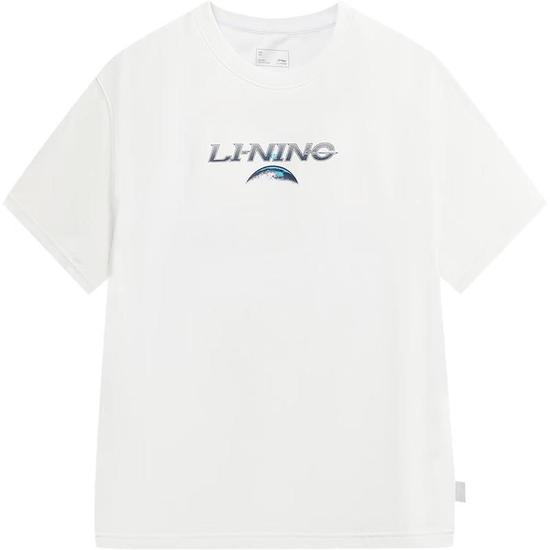 Li-Ning Kids Space Theme Printed Short-Sleeve T-Shirt 140