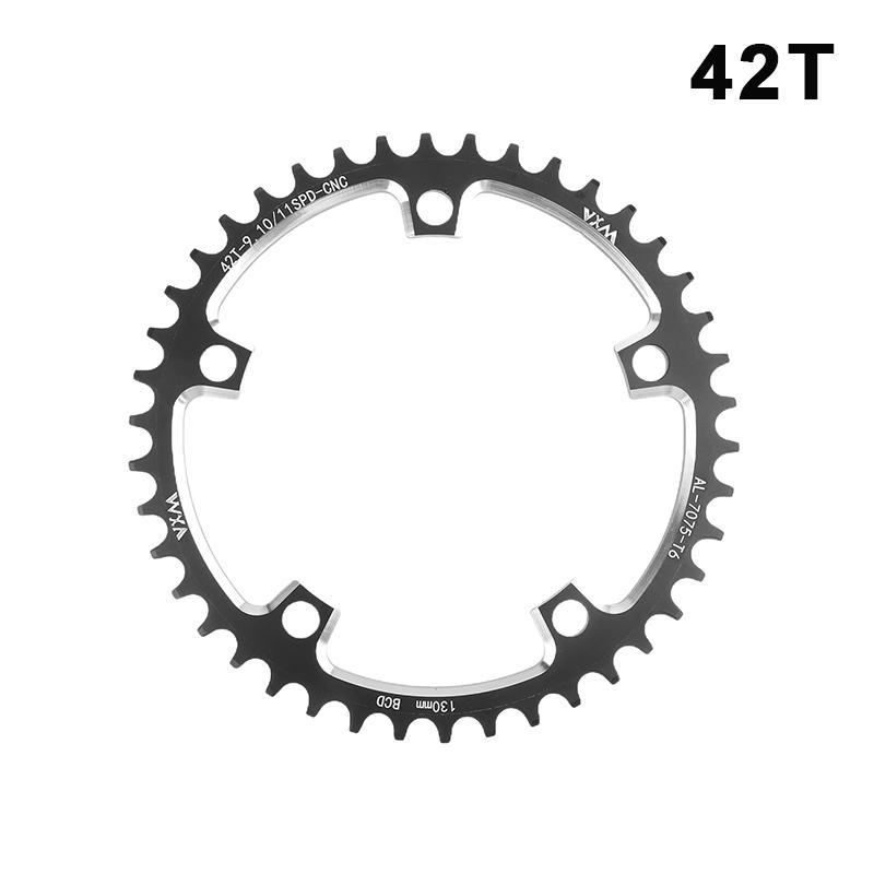38-60T AL7075 Sprocket For Road Bike Positive And Negative Gear Plate 130 BCD Bicycle Chainring Narrow Wide Stars