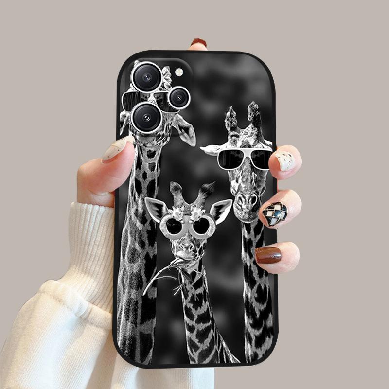 For Redmi 12 4G 5G Silicone TPU Soft Case For Redmi 12R Phone Bumper Cover For Xiaomi Redmi Note 12R 5G Protective Fundas Cases